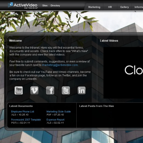 ActiveVideo Intranet