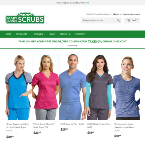 MaryAvenueScrubs.com 2015